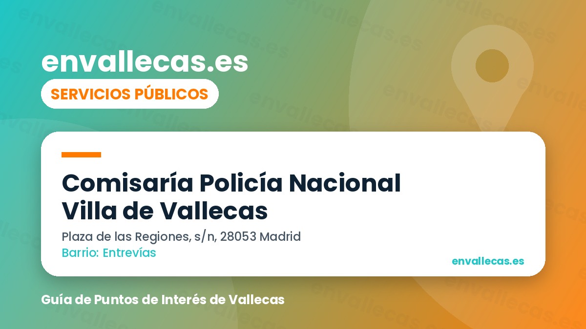 DNI y pasaporte en Vallecas: comisaría de Villa de Vallecas