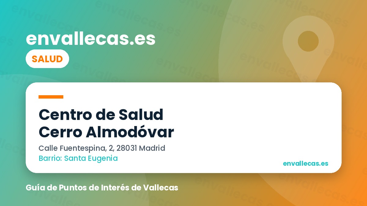 Centro de Salud Cerro Almodóvar, el de Santa Eugenia