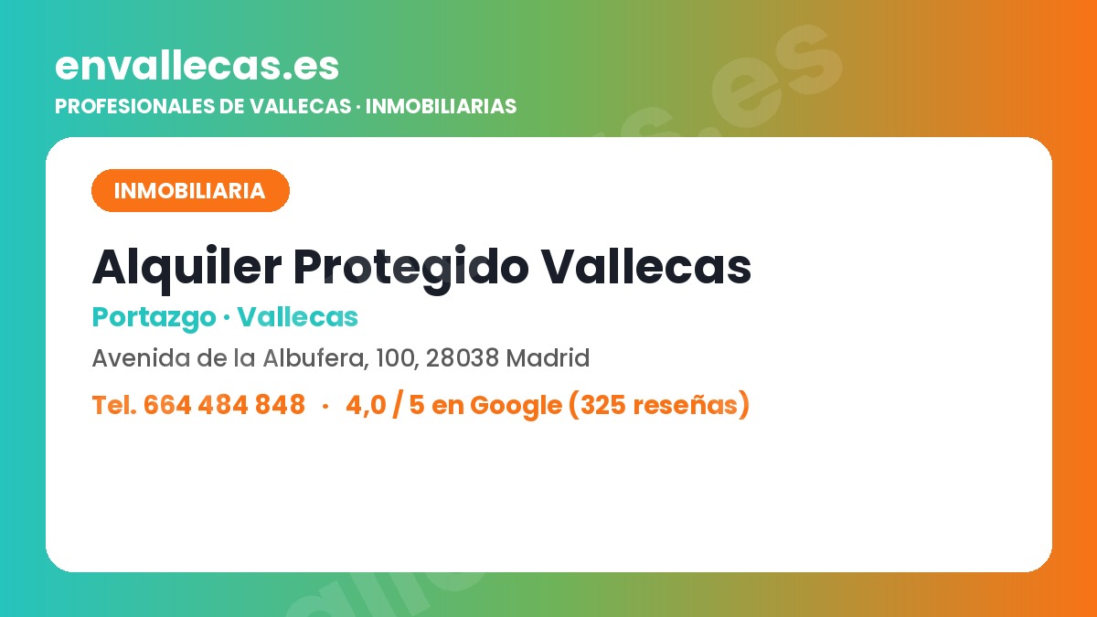 Alquiler Protegido Vallecas: 325 reseñas en Portazgo