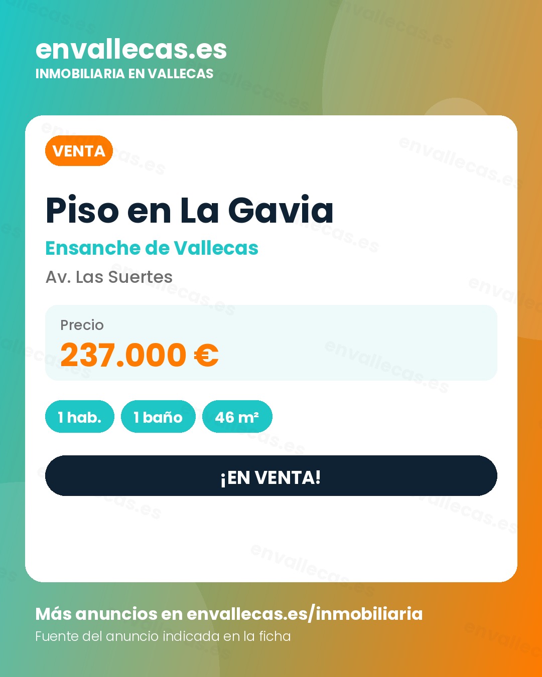 Piso en Avenida Las Suertes - Ensanche de Vallecas
