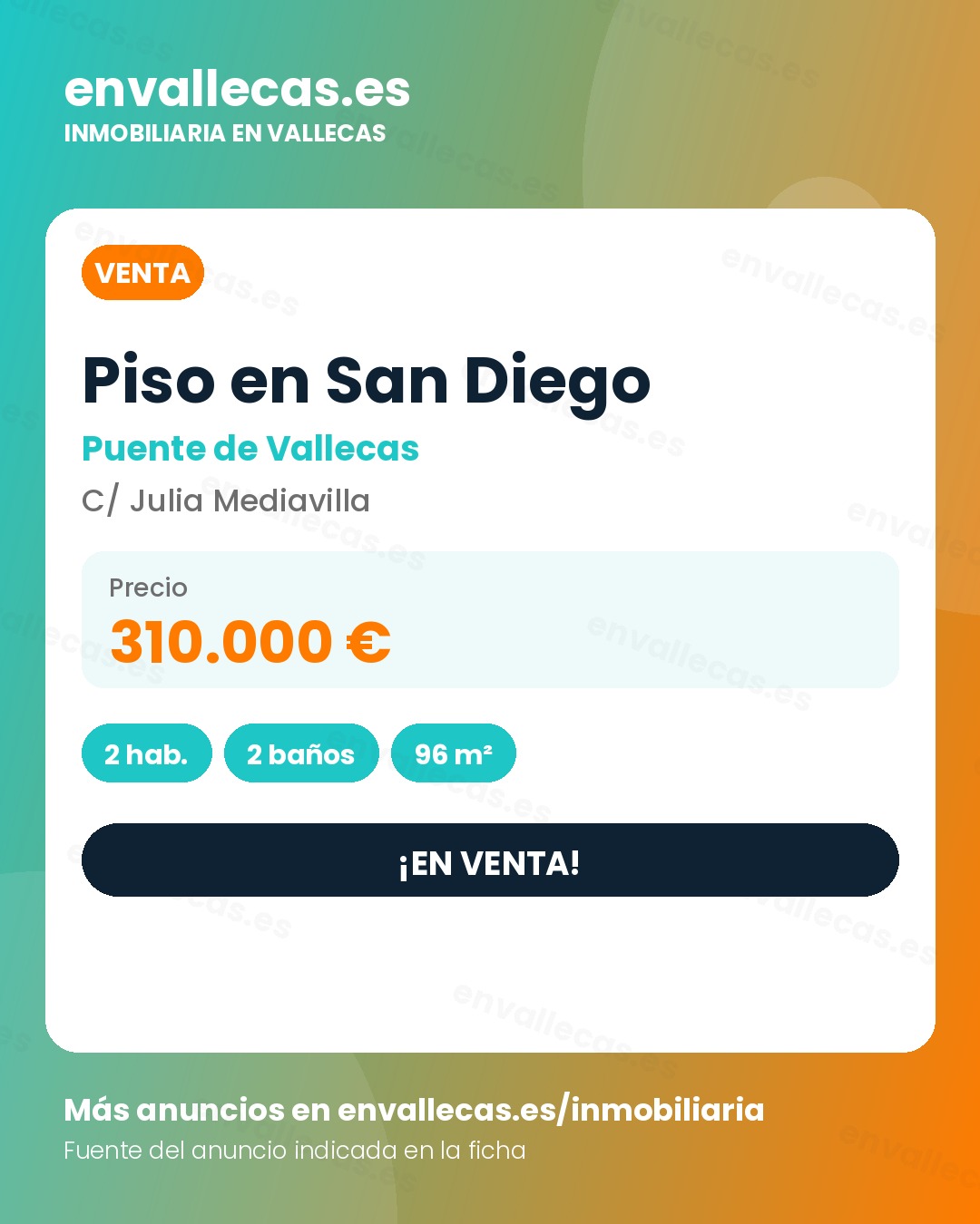 Piso en Calle de Julia Mediavilla - San Diego